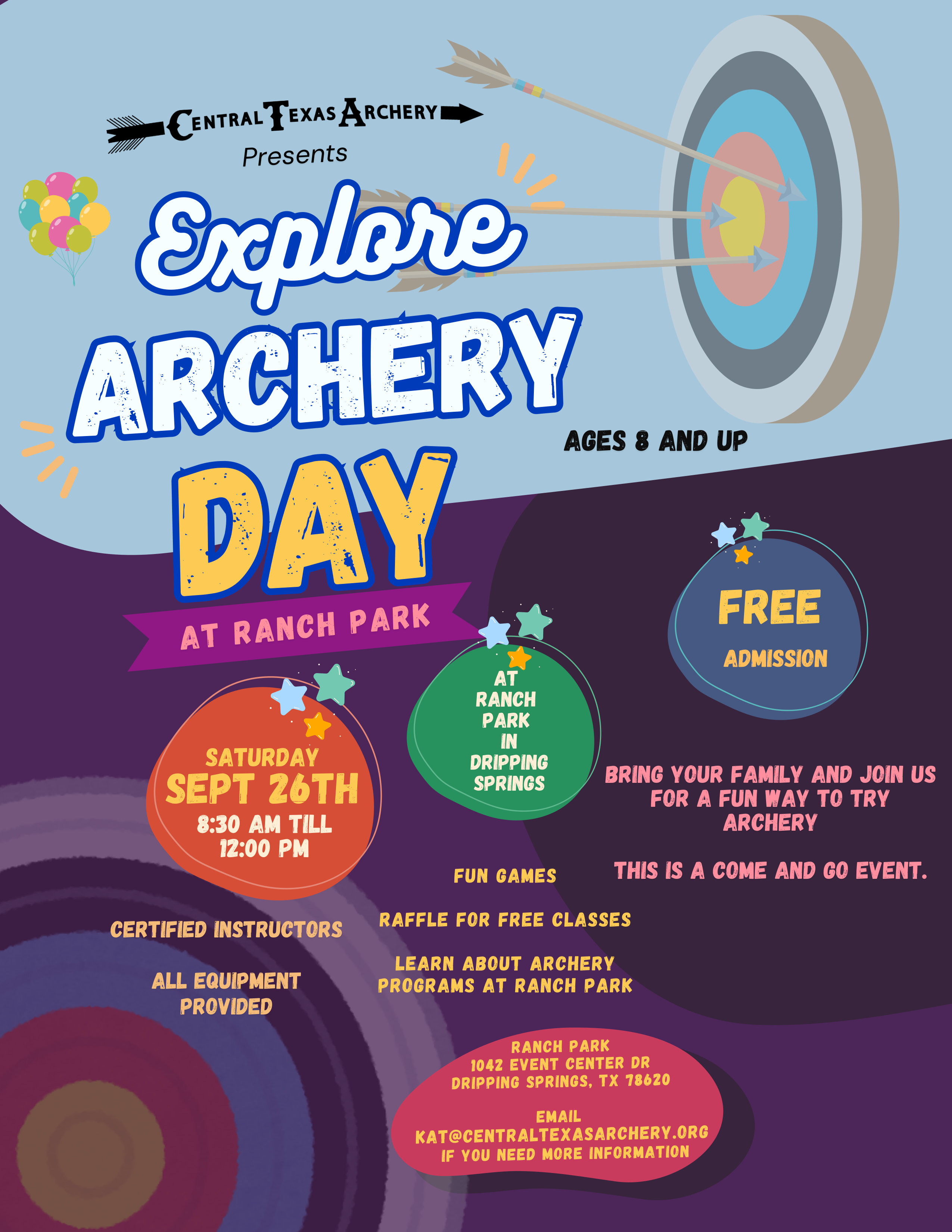 Explore Archery flyer